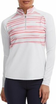 Pulover s kapuco/Pulover Footjoy Half-Zip Jersey Watercolour White S - 3