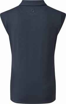 Polo Shirt Footjoy Cap Sleeve Rib Knit Navy L - 2