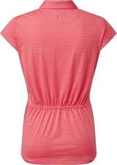 Polo košile Footjoy Tonal Stripe Lisle Bright Coral - 1