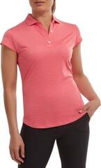 Polo košile Footjoy Tonal Stripe Lisle Bright Coral - 2