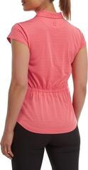 Polo košile Footjoy Tonal Stripe Lisle Bright Coral - 3