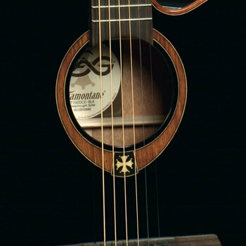 electro-acoustic guitar LAG Tramontane T 100 DCE BLK - 2