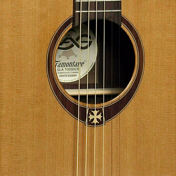Dreadnought elektro-akoestische gitaar LAG Tramontane T 300 DCE - 4