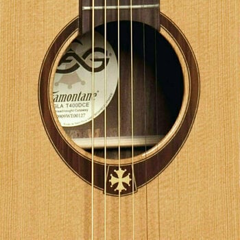 Dreadnought elektro-akoestische gitaar LAG Tramontane T 400 DCE - 4
