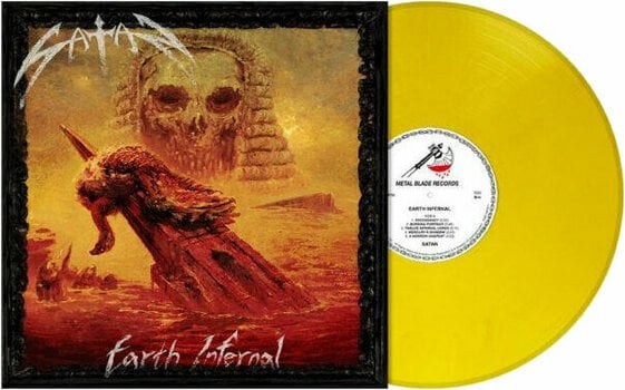 Płyta winylowa Satan - Earth Infernal (Yellow Vinyl) (Limited Edition) (LP) - 2