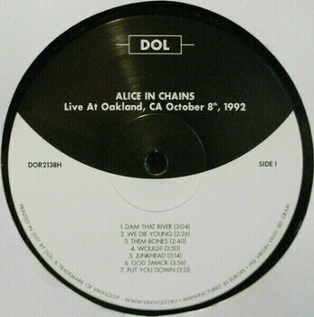 Vinyl Record Alice in Chains - Live In Oakland October 8Th 1992 (Green Vinyl) (LP) - 2
