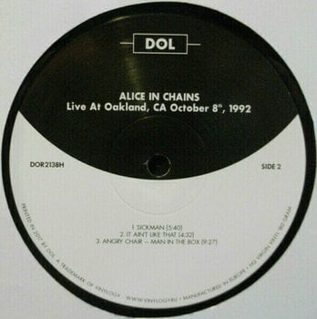 Δίσκος LP Alice in Chains - Live In Oakland October 8Th 1992 (Green Vinyl) (LP) - 3