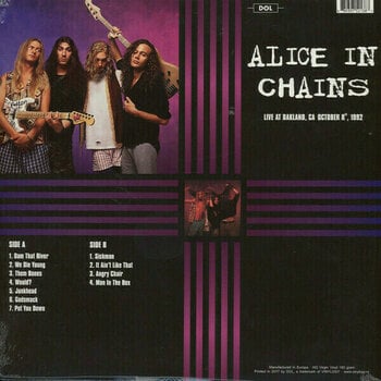Vinyl Record Alice in Chains - Live In Oakland October 8Th 1992 (Green Vinyl) (LP) - 5