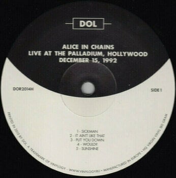 Vinyl Record Alice in Chains - Live At The Palladium / Hollywood (White Vinyl) (LP) - 2