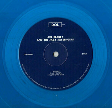 Vinylskiva Art Blakey & Jazz Messengers - Art Blakey & The Jazz Messengers (Blue Vinyl) (LP) - 2