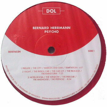 Vinyl Record Original Soundtrack - Psycho - Original Soundtrack (Red Vinyl) (LP) - 2