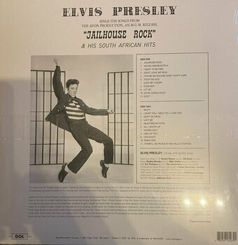 Δίσκος LP Elvis Presley - Jailhouse Rock & His South African Hits (Blue Vinyl) (LP) - 4