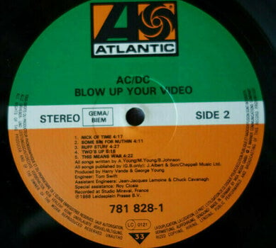 Vinyl Record AC/DC - Blow Up Your Video (LP) - 3