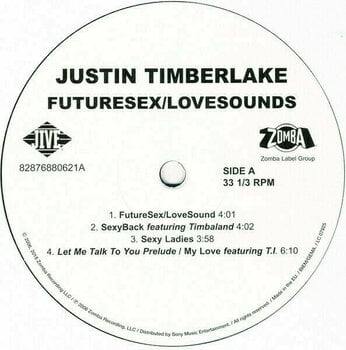 Disque vinyle Justin Timberlake - Futuresex/Lovesounds (2 LP) - 2