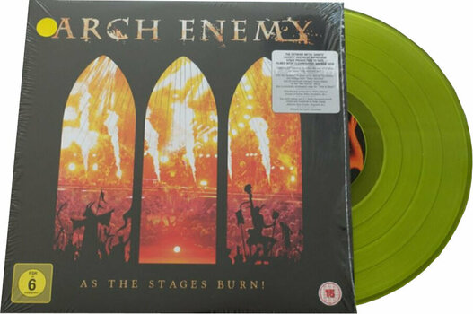Schallplatte Arch Enemy - As The Stages Burn! (Yellow Coloured) (2 LP + DVD) - 2