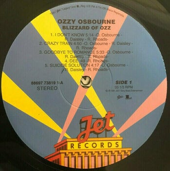 Vinylplade Ozzy Osbourne - Blizzard Of Ozz (LP) - 2
