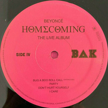 Vinyl Record Beyoncé - Homecoming: The Live Album (4 LP) - 5