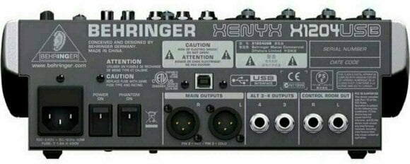 Mikser analogowy Behringer XENYX X 1204 USB - 3