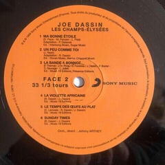 Грамофонна плоча Joe Dassin - Les Champs-Elysees (LP) - 2