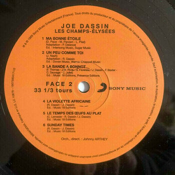 Vinyylilevy Joe Dassin - Les Champs-Elysees (LP) - 3