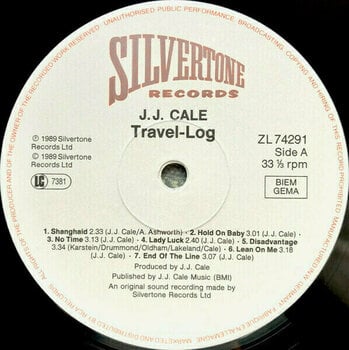 LP deska JJ Cale - Travel-Log (LP) - 2