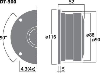 Tweeter Monacor DT-300 Tweeter - 2
