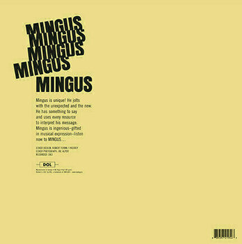 Vinylplade Charles Mingus - Mingus Mingus Mingus Mingus (Blue Vinyl) (LP) - 2