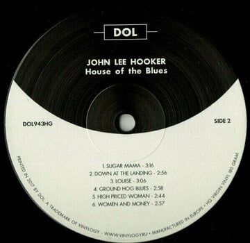 Vinyl Record John Lee Hooker - House Of The Blues (LP) - 3