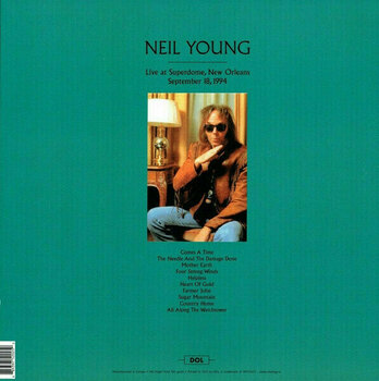 LP Neil Young - Live At Superdome New Orleans La - September 18. 1994 (Blue Vinyl) (LP) - 4