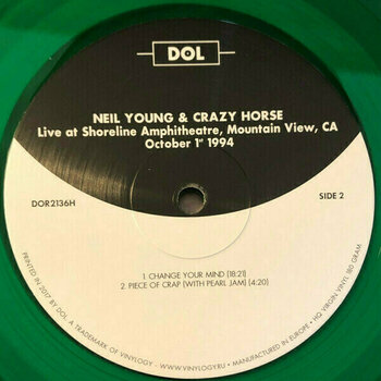 LP Neil Young Live At Shoreline Amphitheatre Mountain View Ca October 1st 1994 (LP) - 3