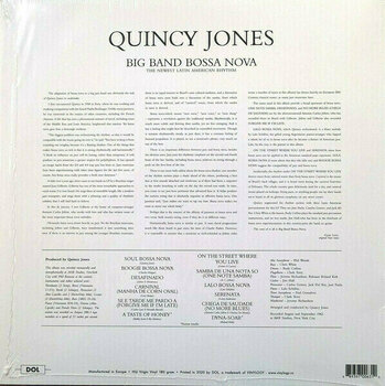 Płyta winylowa Quincy Jones - Big Band Bossa Nova (Yellow Vinyl) (LP) - 3