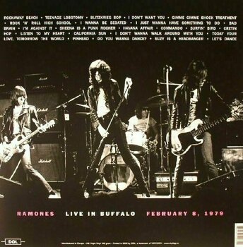 Disco de vinil Ramones - Live In Buffalo February 8 1979 (Green Vinyl) (LP) - 2