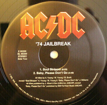 Vinyl Record AC/DC - 74 Jailbreak (LP) - 3