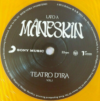 Vinyl Record Maneskin - Teatro D'Ira - Vol.I (Coloured Vinyl) (LP) - 2