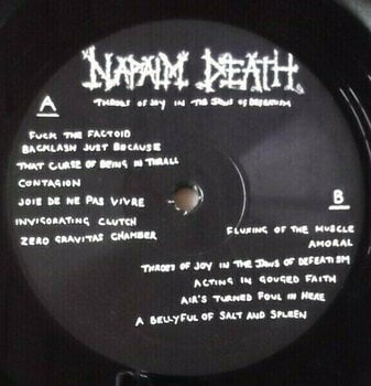 Disco de vinilo Napalm Death - Throes Of Joy In The Jaws Of Defeatism (LP) - 3