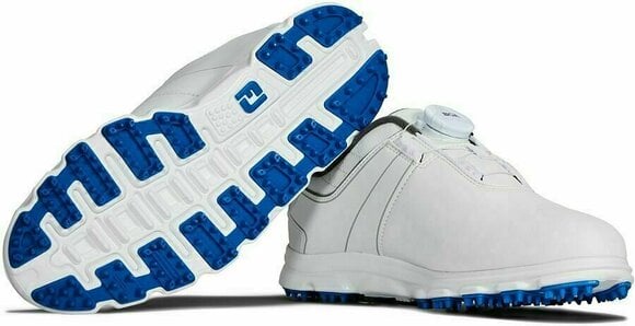 Pantofi de golf pentru copii Footjoy Pro SL BOA White/Grey 38 - 3