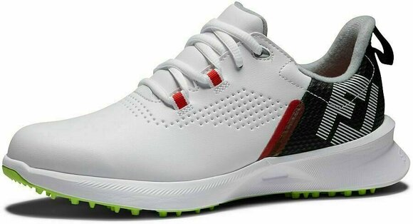Dječje cipele za golf Footjoy Fuel White/Black/Lime 32,5 - 3