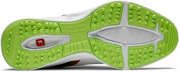 Pantofi de golf pentru copii Footjoy Fuel Alb/Negru/Lămâie verde 32,5 - 4