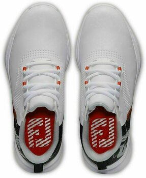 Chaussures de golf junior Footjoy Fuel White/Black/Lime 32,5 - 7