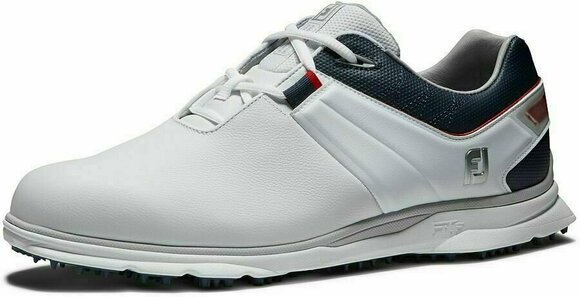 Calçado de golfe para homem Footjoy Pro SL White/Navy/Red 45 - 4