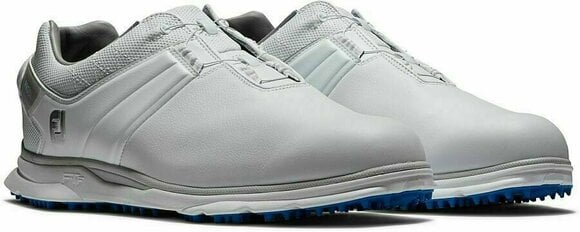 Férfi golfcipők Footjoy Pro SL BOA White/Grey 44,5 - 5