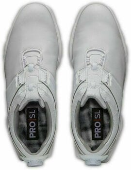 Мъжки голф обувки Footjoy Pro SL BOA White/Grey 44,5 - 7