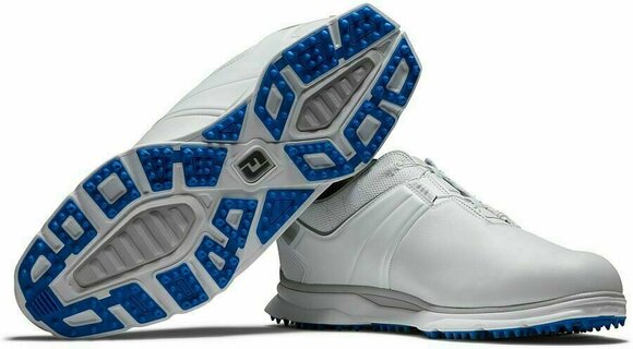 Męskie buty golfowe Footjoy Pro SL BOA White/Grey 44 - 6