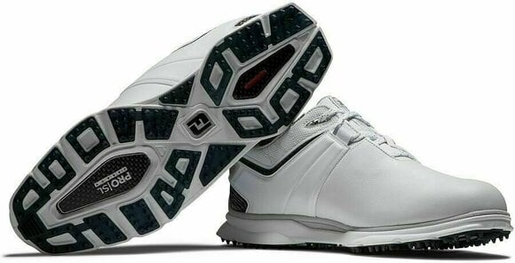 Calçado de golfe para homem Footjoy Pro SL Carbon White/Black 42 - 6