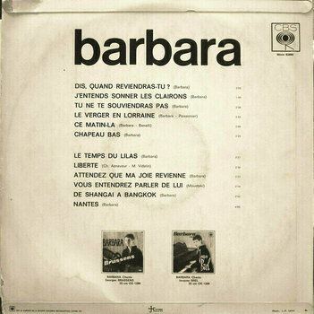 Disco de vinilo Barbara - Dis, Quand Reviendras-Tu? (LP) Disco de vinilo - 4