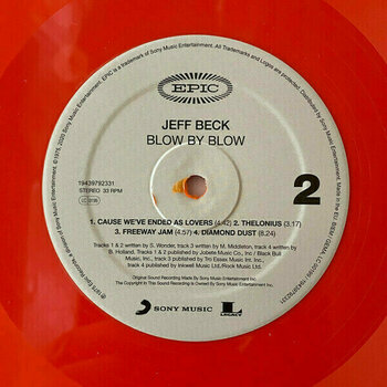 Vinyl Record Jeff Beck - Blow By Blow (Coloured Vinyl) (LP) - 3