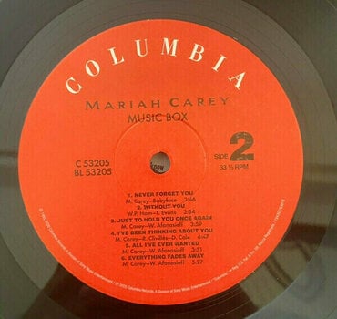 Disque vinyle Mariah Carey - Music Box (Reissue) (LP) - 3