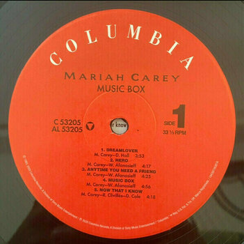 Vinyl Record Mariah Carey - Music Box (Reissue) (LP) - 2