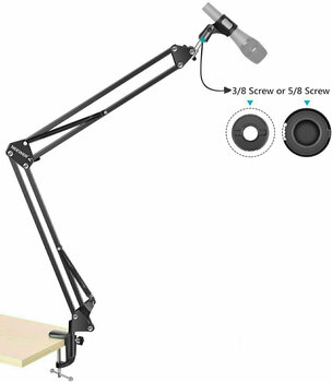 Tisch Mikrofonständer Neewer NW-35 Tisch Mikrofonständer - 3