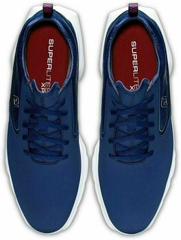 Chaussures de golf pour hommes Footjoy Superlites XP Navy/Red 41 - 7